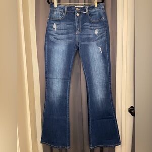 Flared Bell Bottom Stretch Jeans Size 12